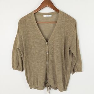 Yaya Relaxed Fit V Neck Top Size Medium